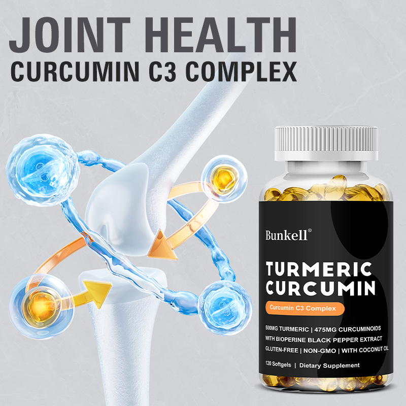 Turmeric Curcumin Capsule - Kapsul Kunyit Kurkumin Berkualitas Tinggi, Mendukung