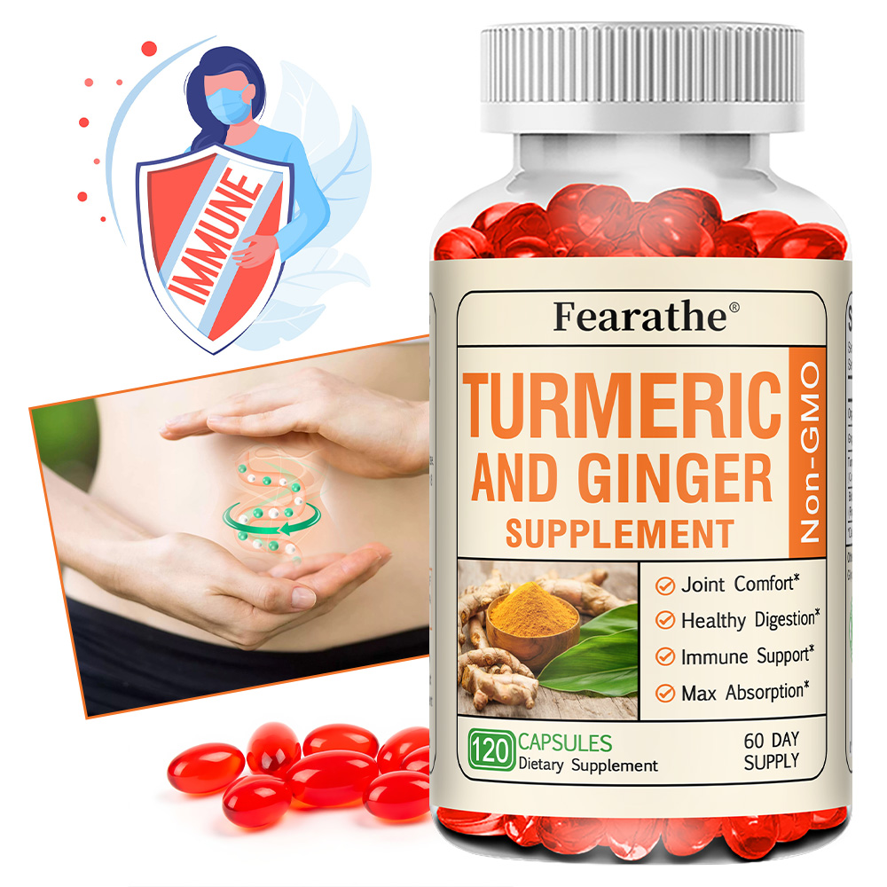 Turmeric Curcumin Capsule - Kapsul Kunyit Kurkumin dengan Jahe &