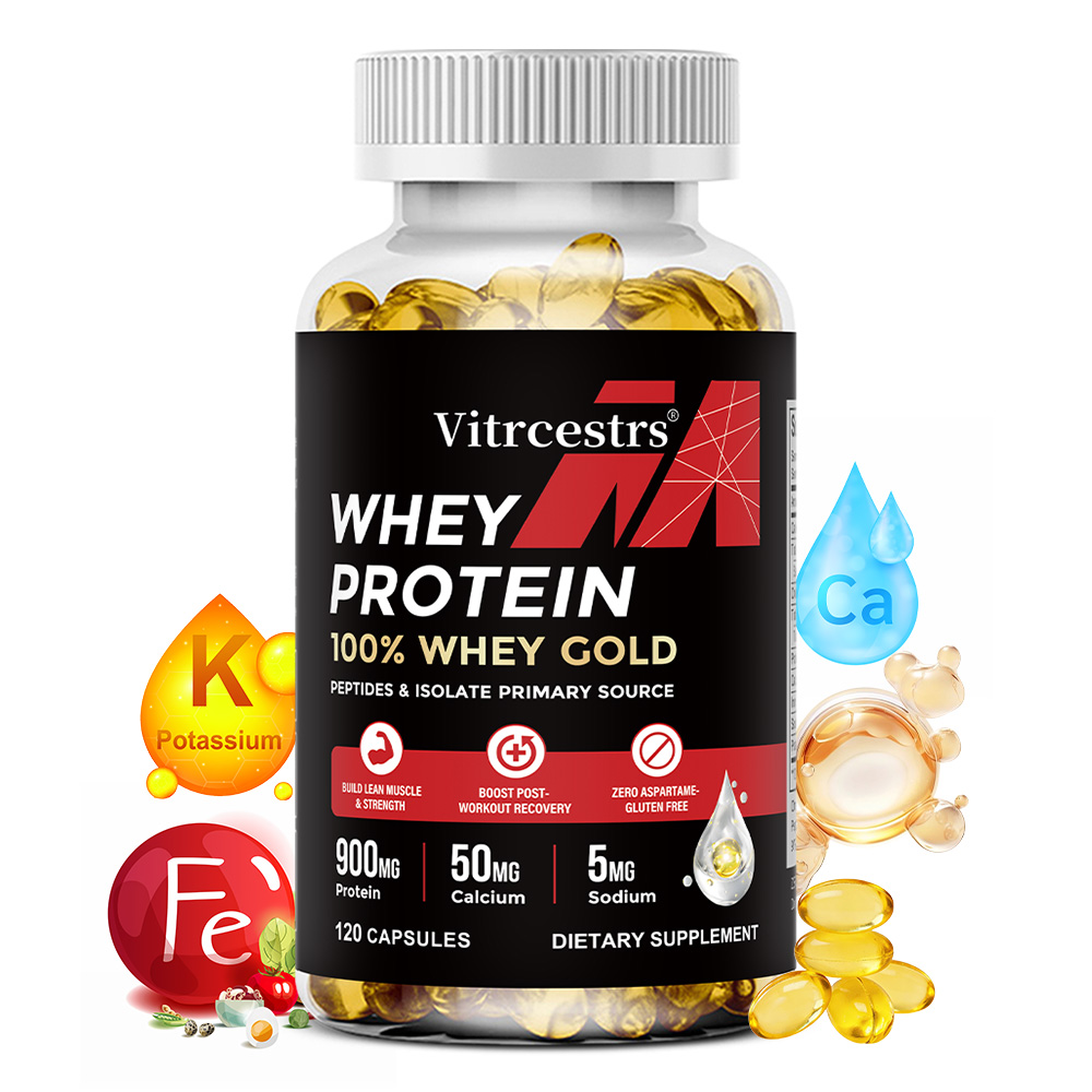 Nutrition And Fitness - Kapsul Whey Protein Concentrate - 900mg