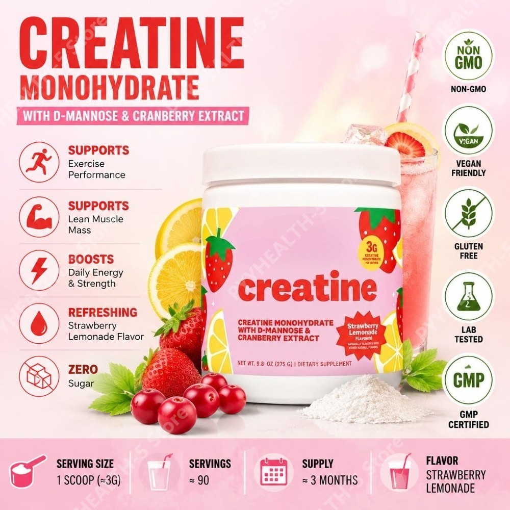 Creatine Monohydrate Powder - Suplemen Bubuk Creatine Monohydrate 3g per