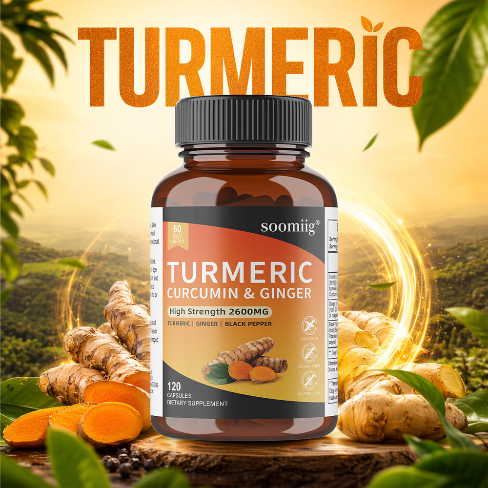 Turmeric Curcumin Capsule - Kapsul Kunyit Kurkumin dengan Jahe &