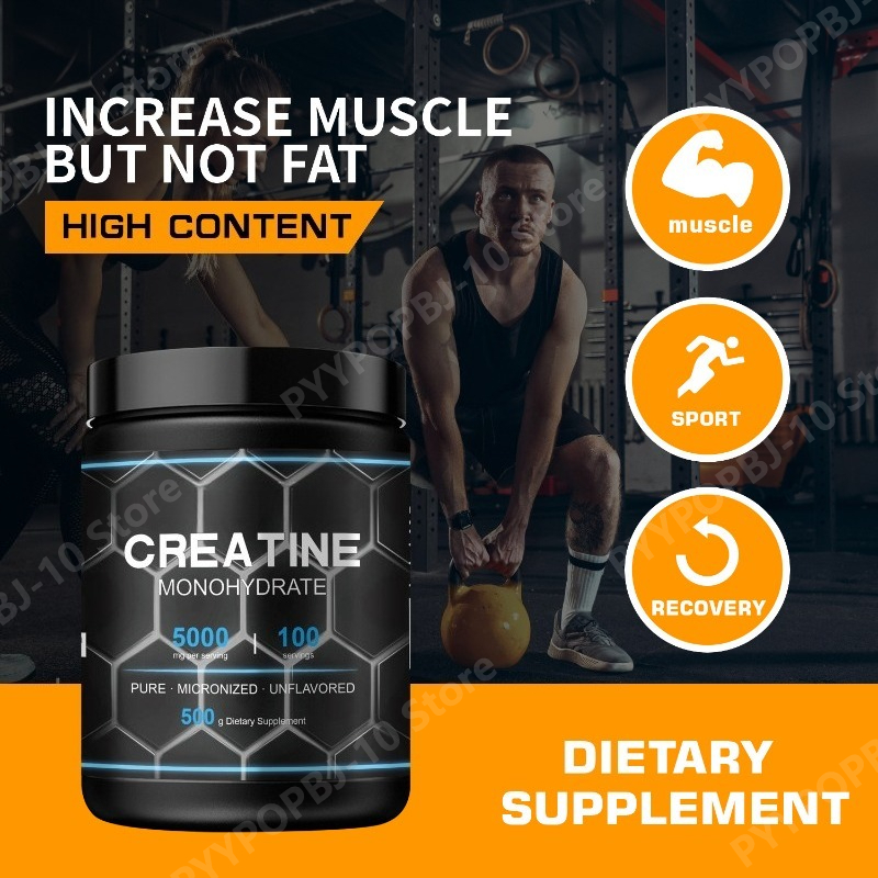 Creatine Monohydrate Powder - Bubuk Creatine Monohydrate Murni Mikronisasi Tanpa