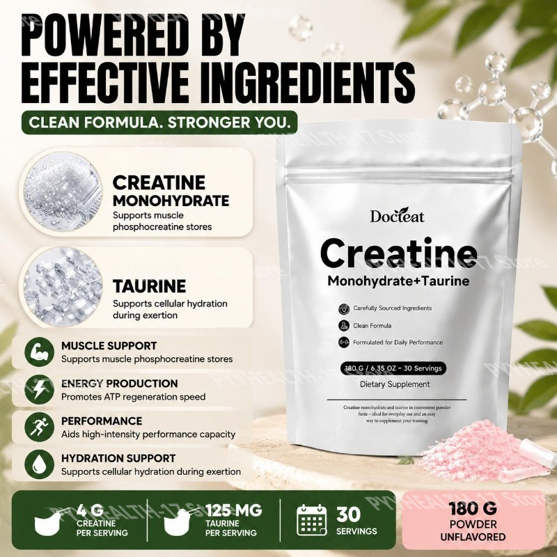 Docteat Creatine Monohydrate+T - Creatine Monohydrate Powder ulasan dan harga