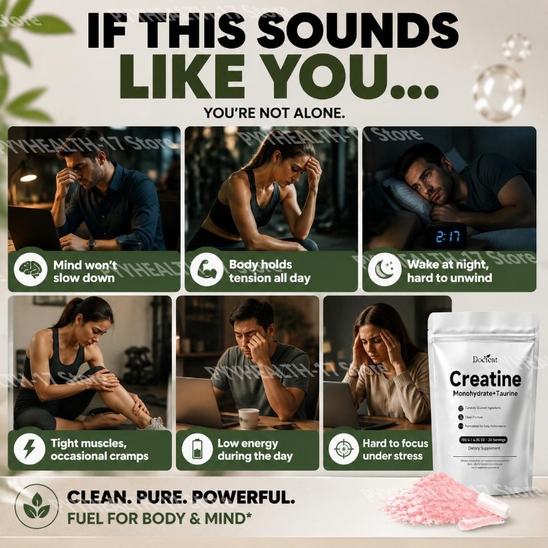 Docteat Creatine Monohydrate+T - Creatine Monohydrate Powder ulasan dan harga