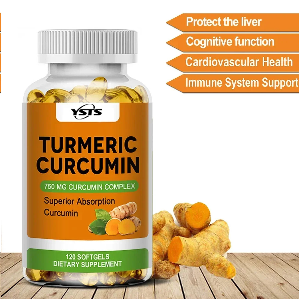 Kurkumin Kunyit Organik - 750  - Turmeric Curcumin Capsule ulasan dan harga