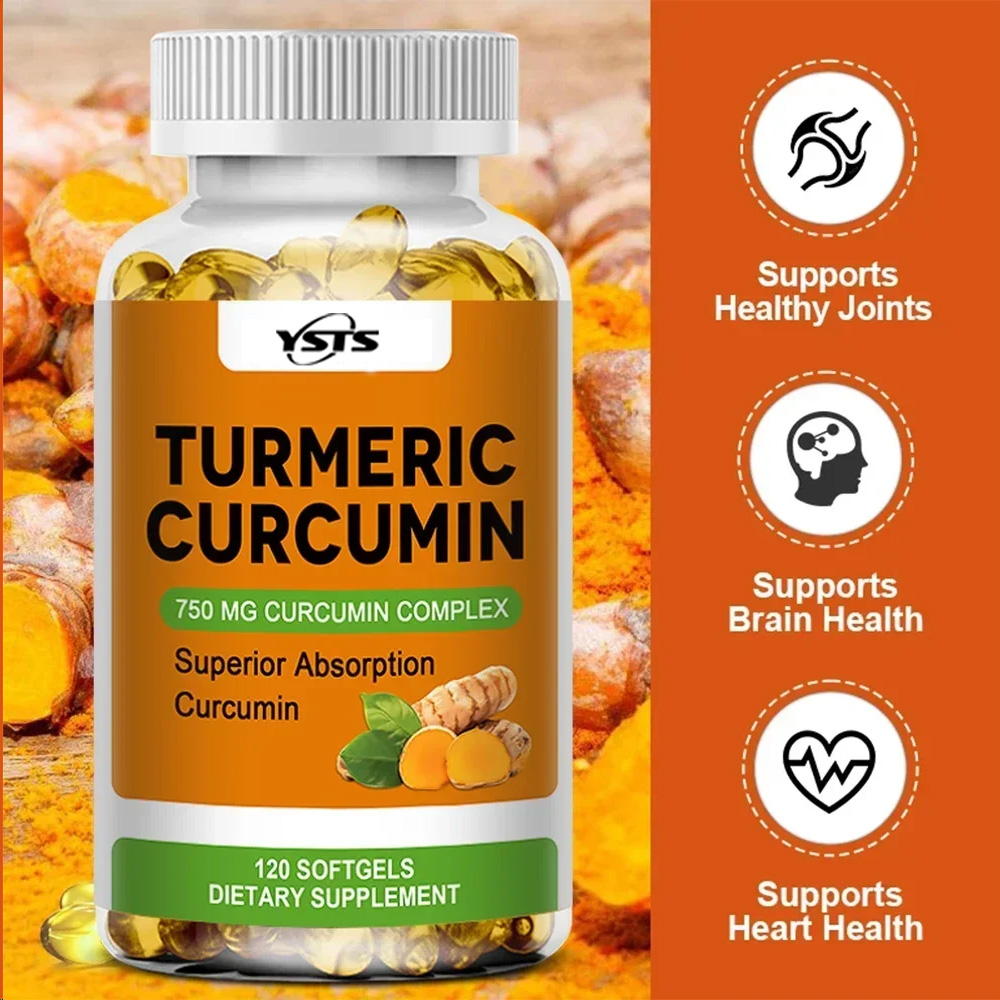 Kurkumin Kunyit Organik - 750  - Turmeric Curcumin Capsule ulasan dan harga