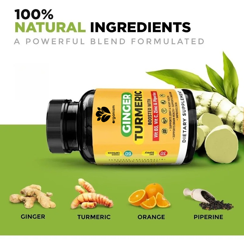 Suplemen Kunyit, Piperin, Vita - Turmeric Curcumin Capsule ulasan dan harga