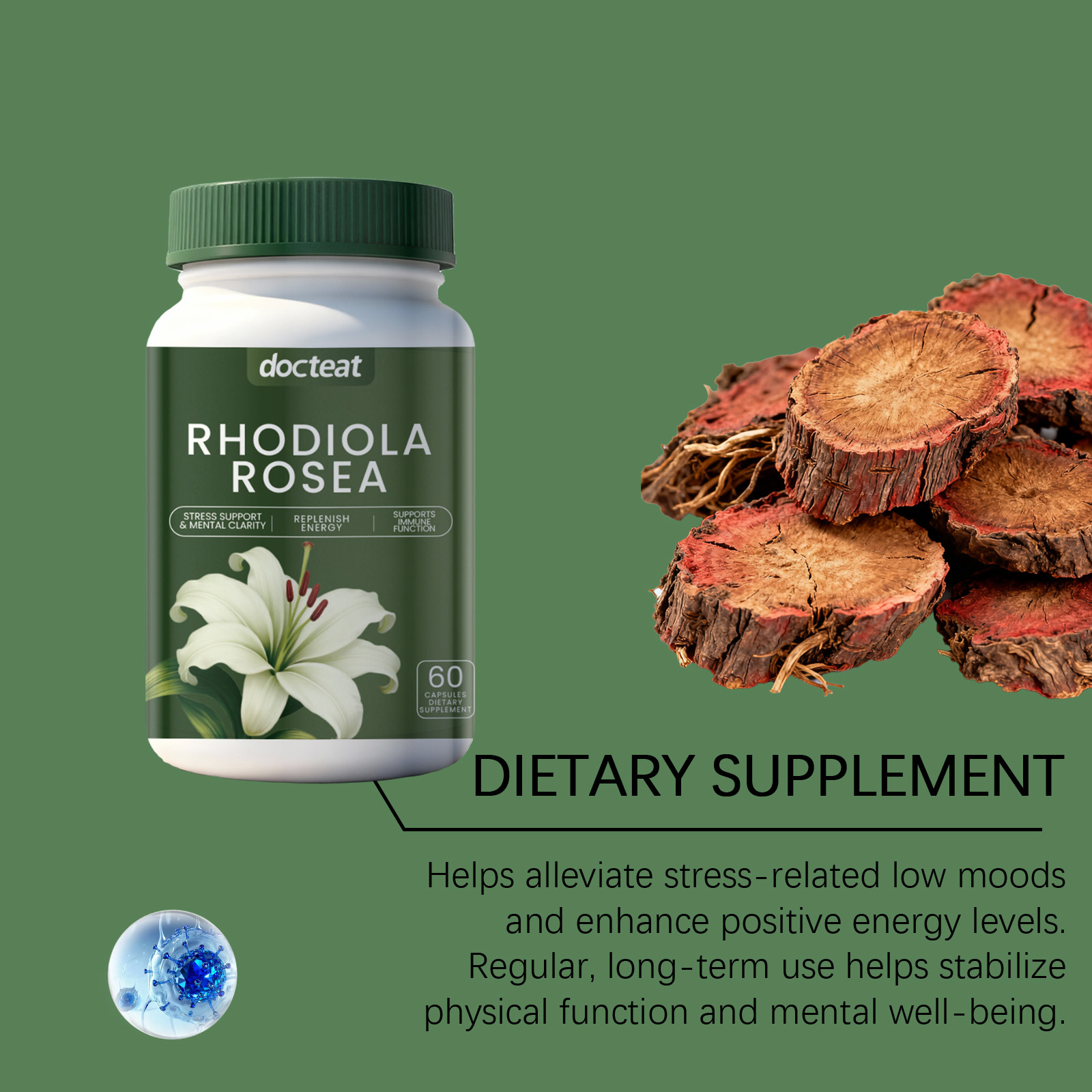 Kapsul Kesehatan Pria DOCTEAT  - Nutrition For Health Fitness & Sport Melvin Williams ulasan dan harga