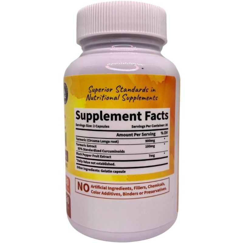 Suplemen Kunyit Kurkumin dan B - Turmeric Curcumin Capsule ulasan dan harga