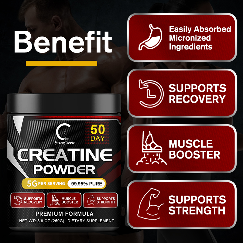 GPGP GreenPeople Creatine Mono - Creatine Monohydrate Powder ulasan dan harga