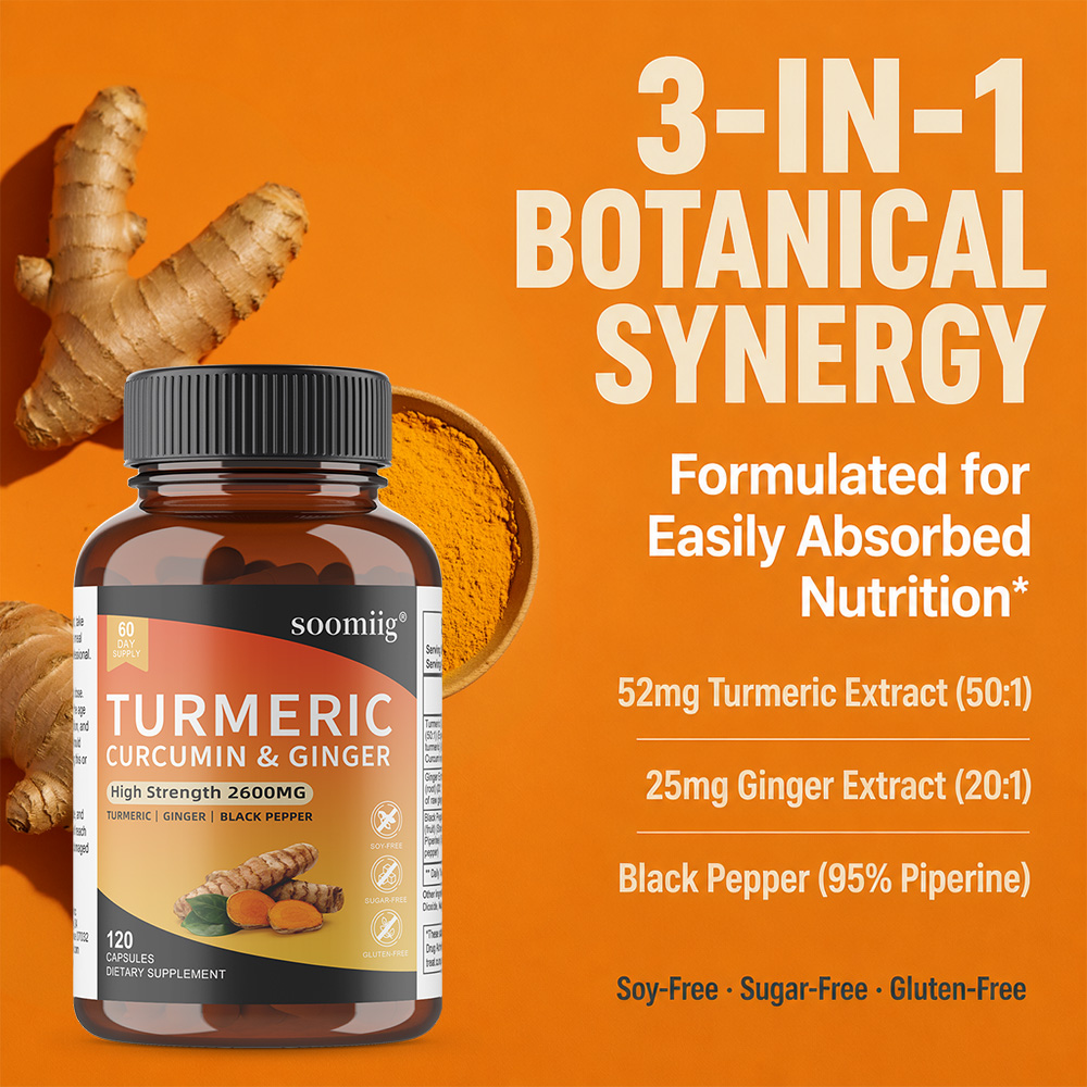 Kapsul Kunyit Kurkumin dengan  - Turmeric Curcumin Capsule ulasan dan harga
