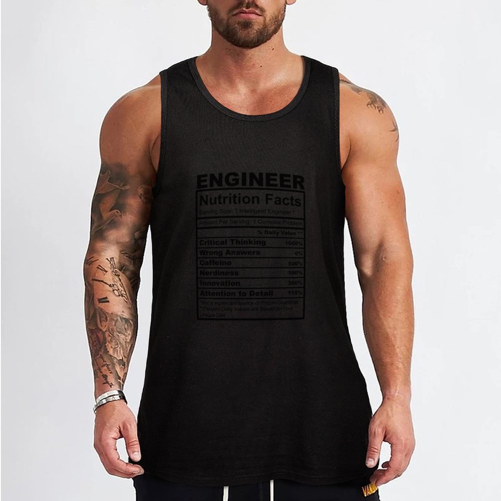 Hadiah Insinyur Lucu, Tank Top - Nutrition For Fitness And Sports ulasan dan harga