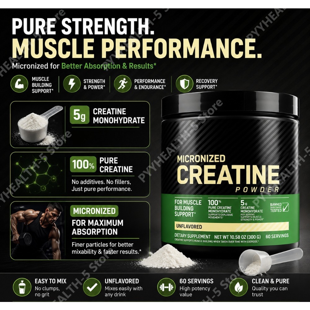 Bubuk Creatine Monohydrate Tan - Creatine Monohydrate Powder ulasan dan harga