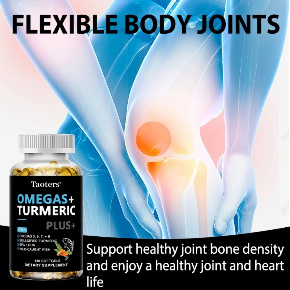 Suplemen Omega 3 6 9 Plus - Ke - Turmeric Curcumin Capsule ulasan dan harga