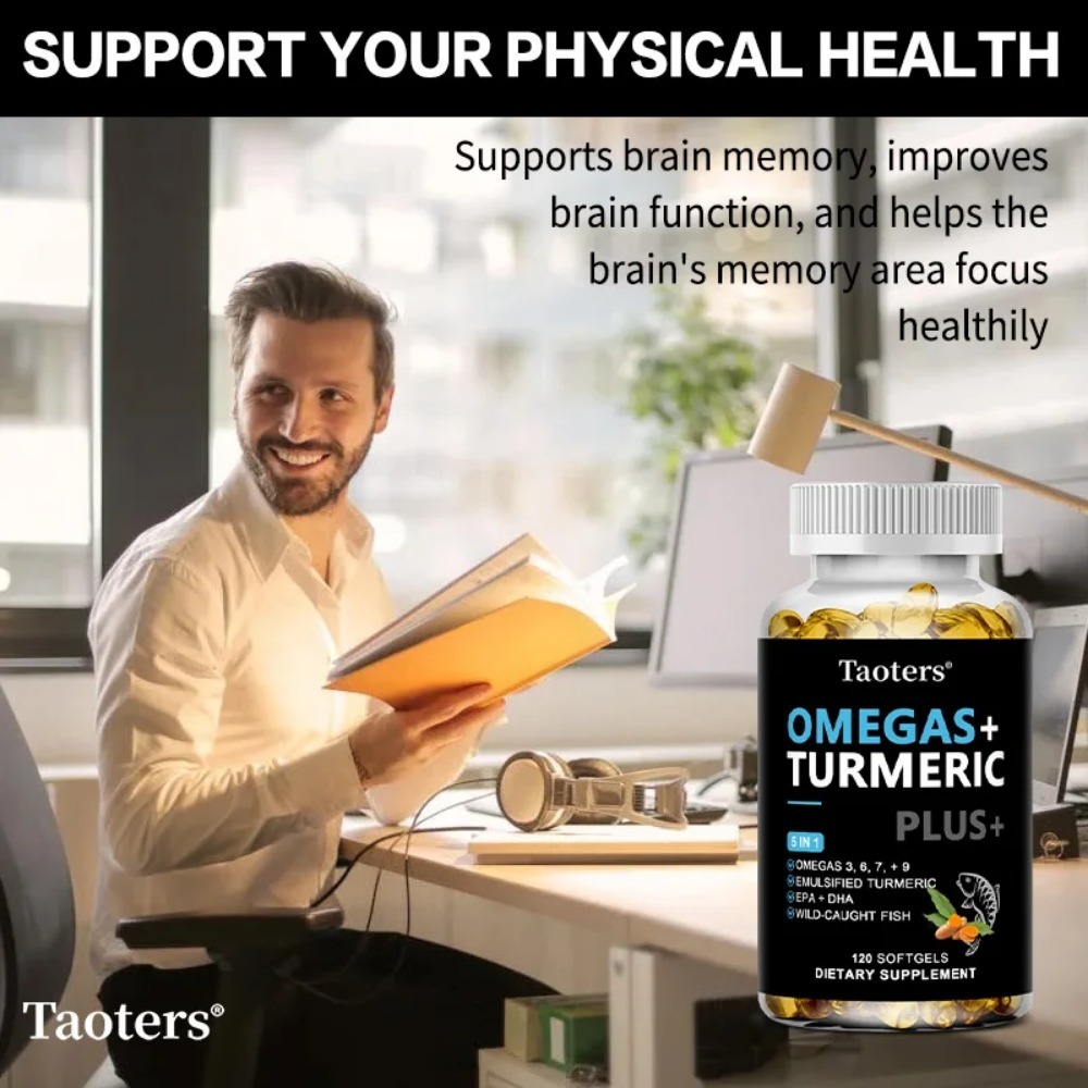 Suplemen Omega 3 6 9 Plus - Ke - Turmeric Curcumin Capsule ulasan dan harga