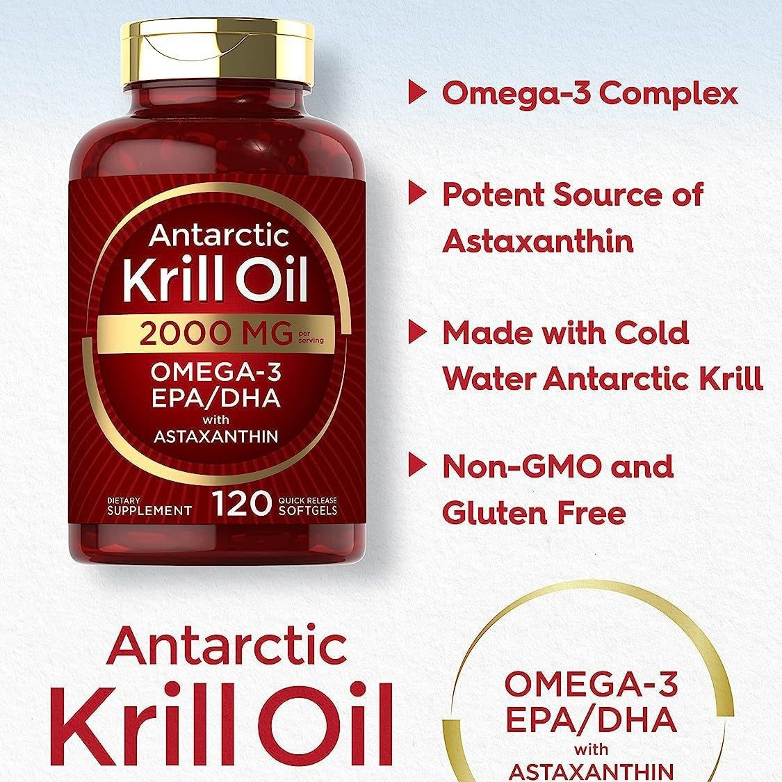 Kapsul lunak minyak krill mele - Nutrition And Fitness ulasan dan harga